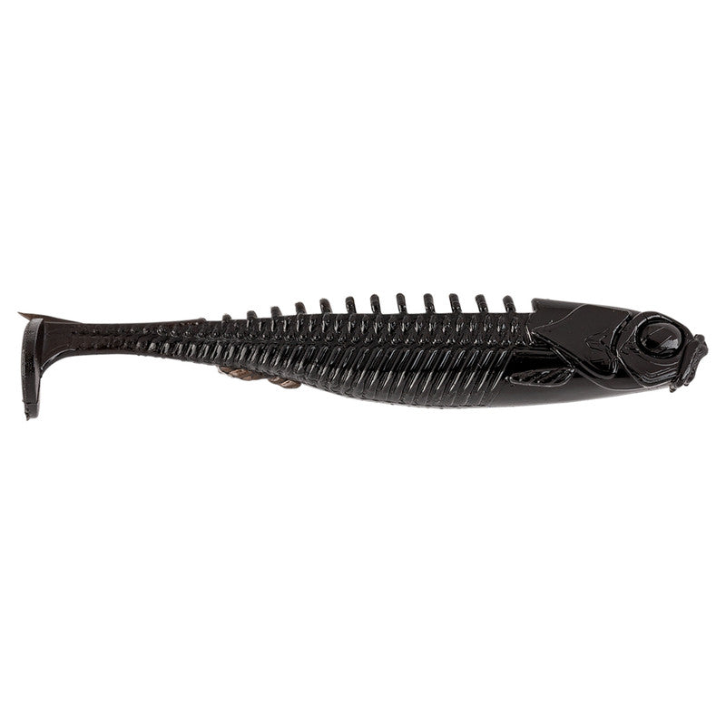Northland Tackle Eye Candy Paddle Shad- Black 4”