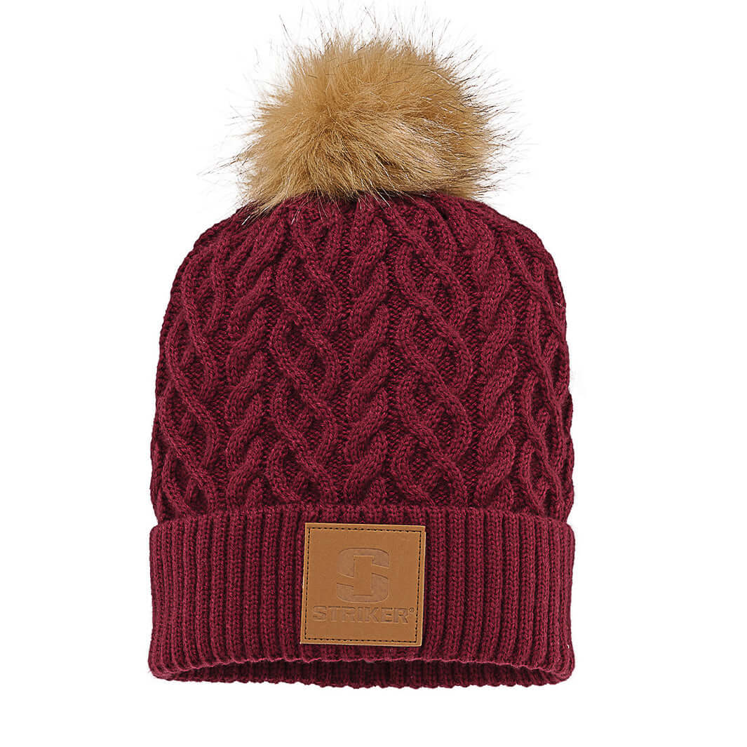 Striker Stella Knit Fur Pom Hat