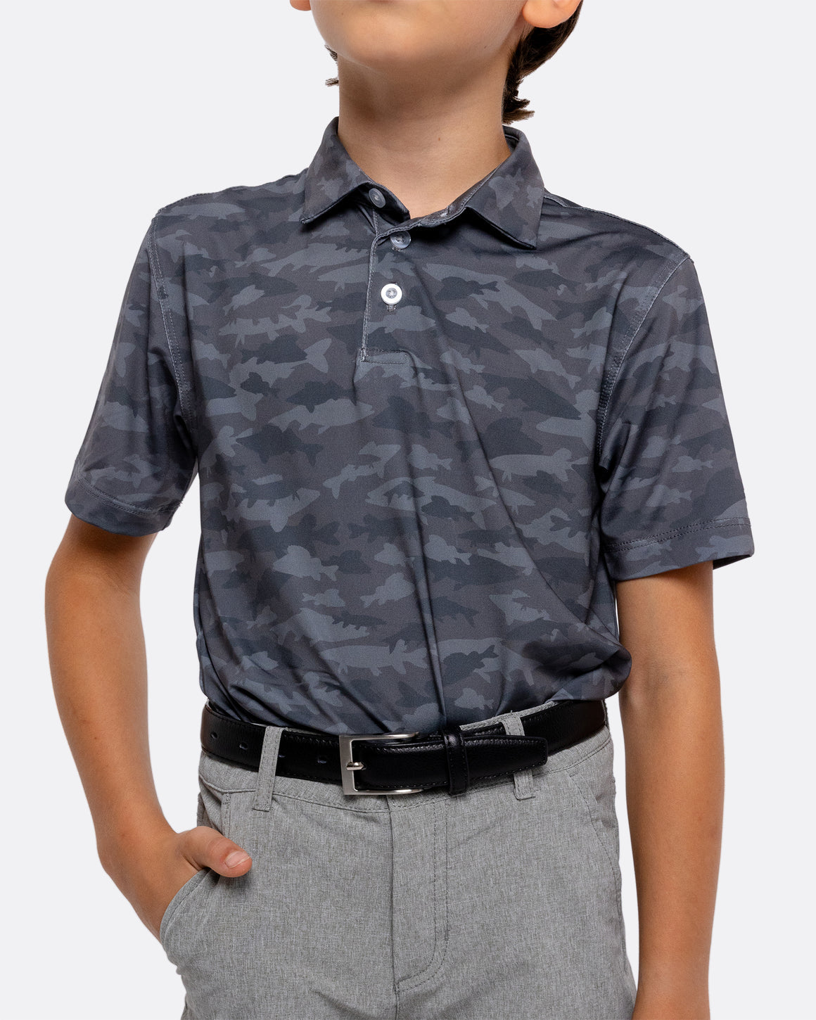 Waggle Boy's 'Nibbler' Polo- M with MBH log on sleeve