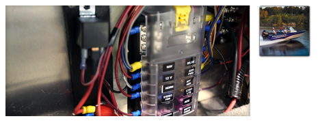 Blue Sea ST Blade Fuse Block 12 Circuits w/cover and negative bus