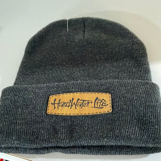 Hardwater Life Charcoal Beanie