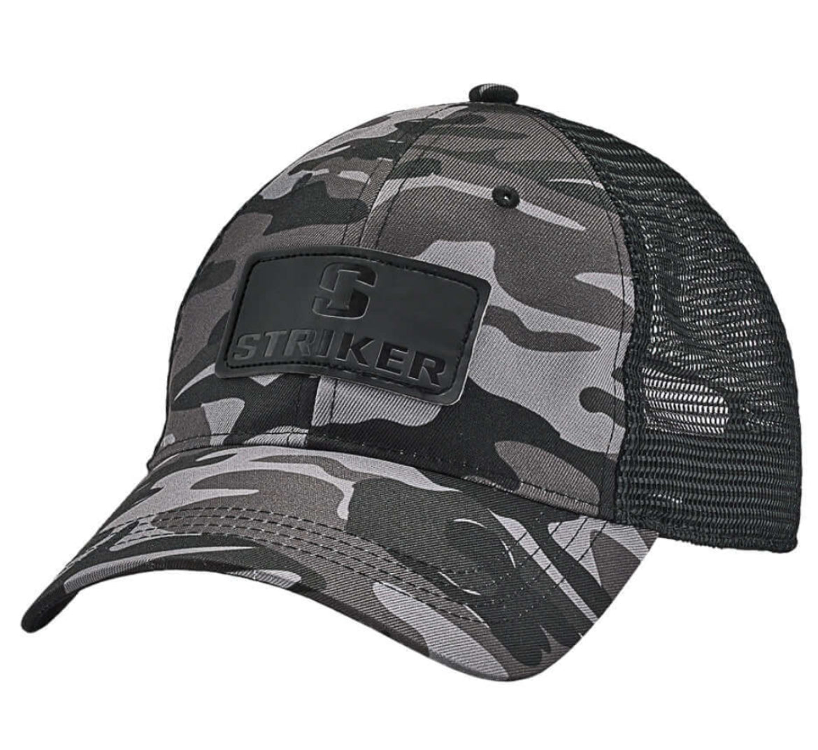 Striker Throwback Trucker Cap- Camo