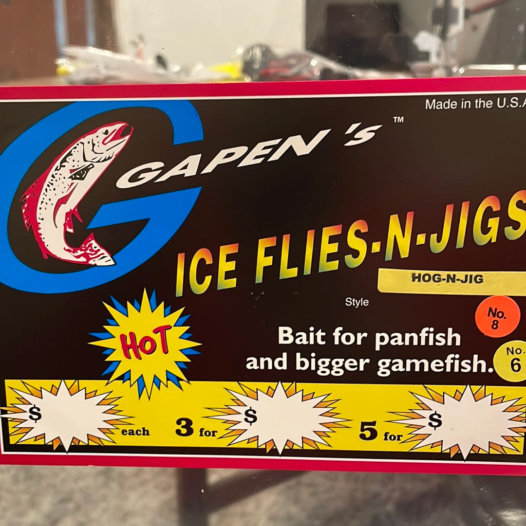 Gapen’s Ice Flies-n-Jigs