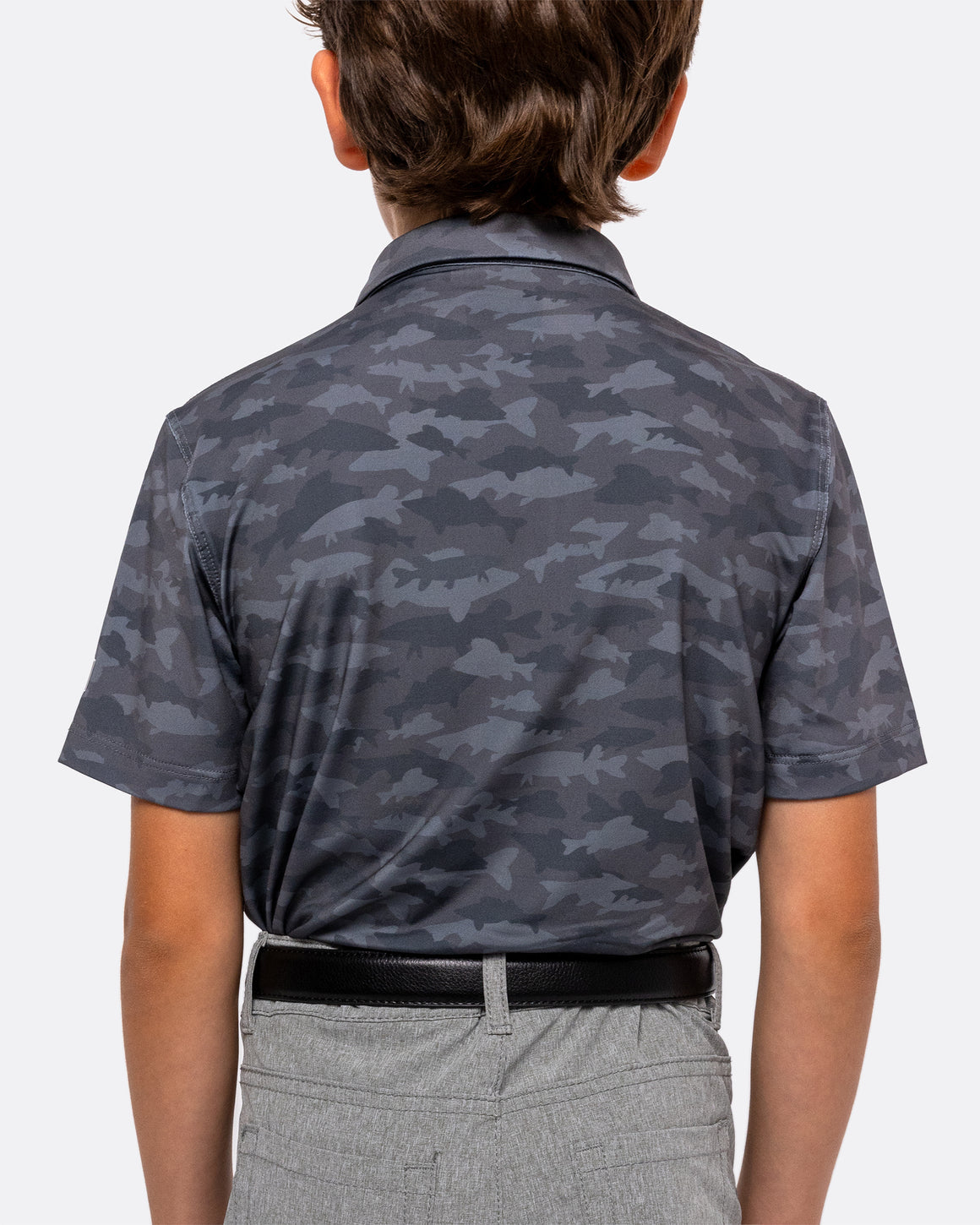 Waggle Boy's 'Nibbler' Polo- M with MBH log on sleeve