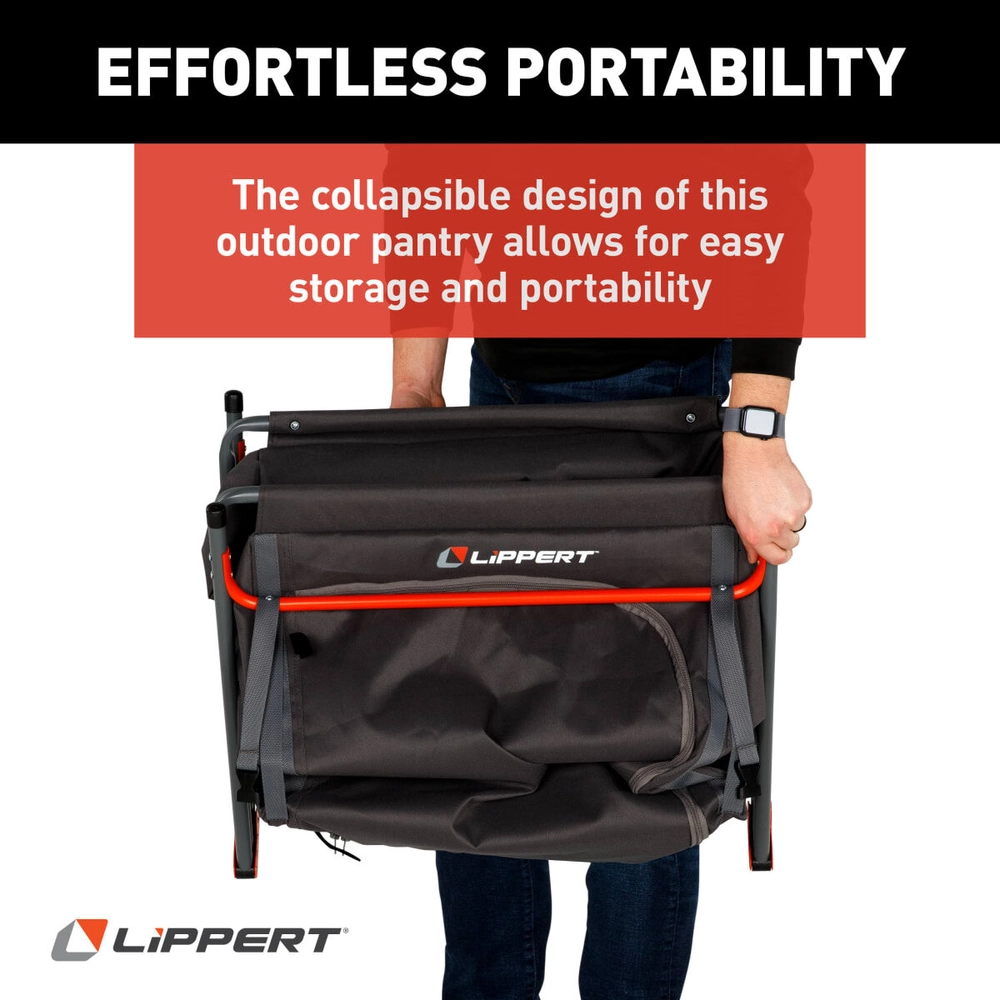 Lippert Portable Pantry and Table