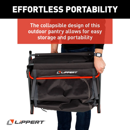 Lippert Portable Pantry and Table