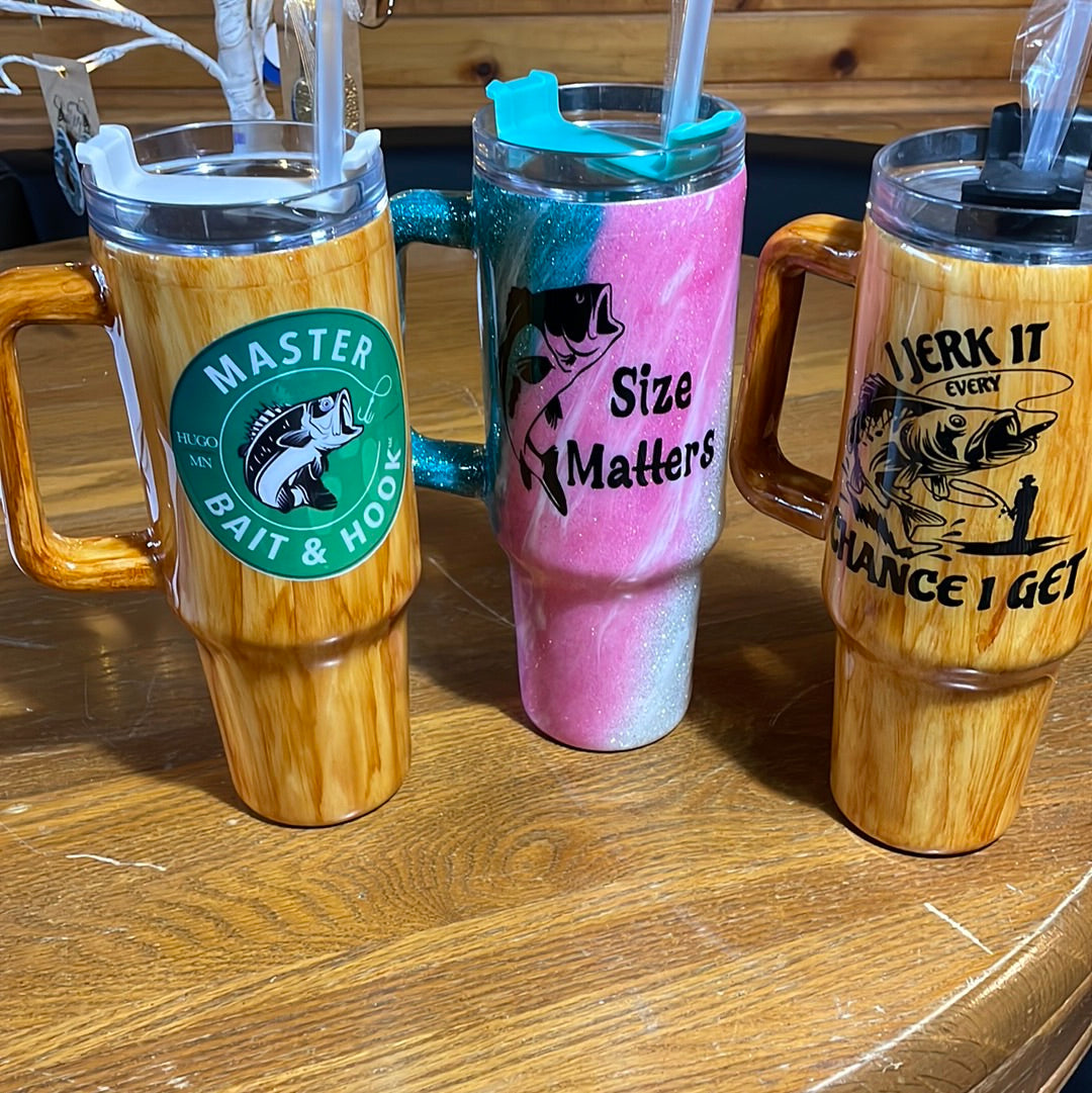 Boutique Custom Cups- 40oz Stanley Dupe.