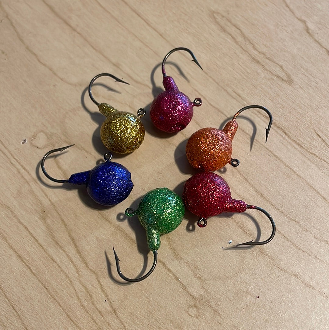 Take Off Tackle Glitter Gumball Jigs