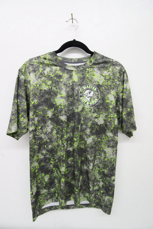 MBH Green Camo UV Sun Shirt Sz S