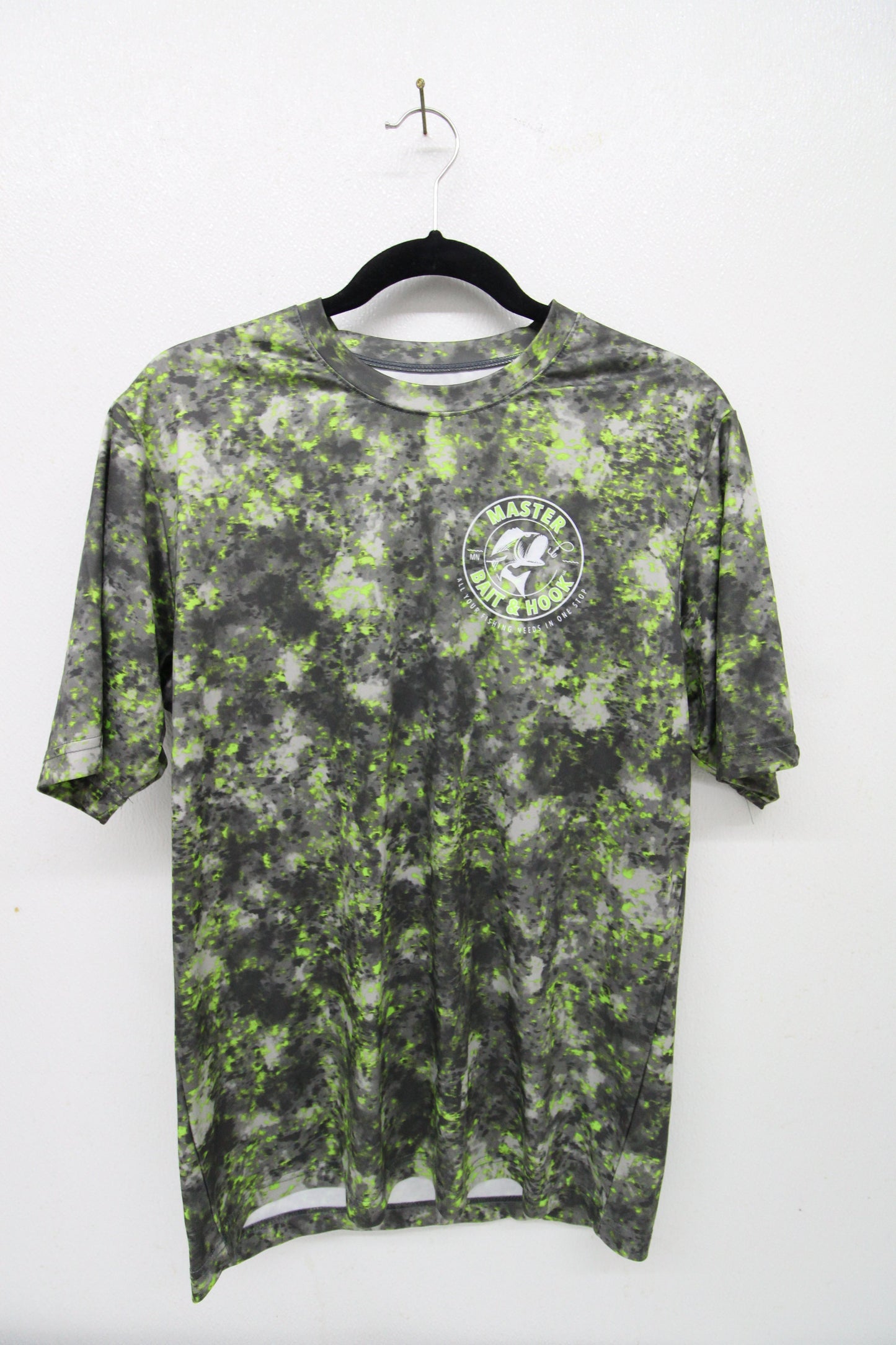 MBH Green Camo UV Sun Shirt Sz XL