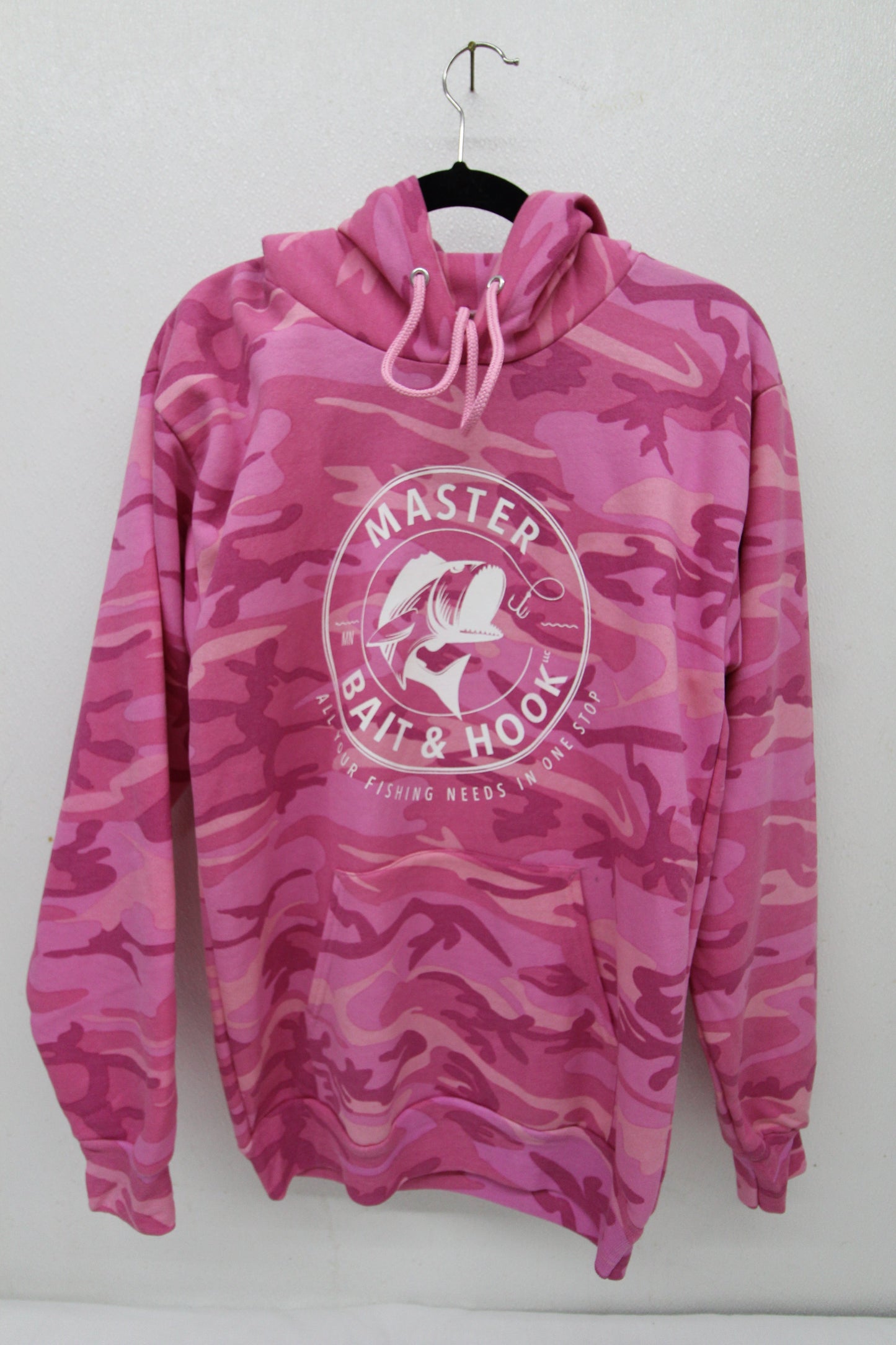 MBH Pink Camo White Logo Hoodie Sz 2XL