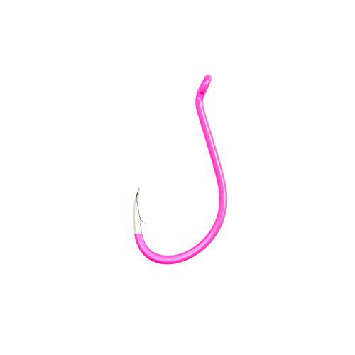 Eagle Claw L2PKUH-6 Lazer Sharp Fishing Hook, Fluorescent Pink