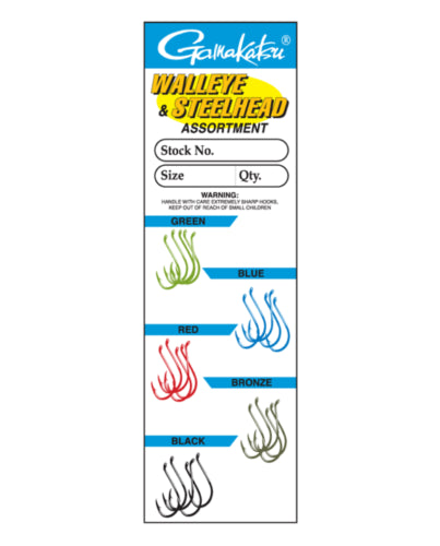 Gamakatsu Walleye Steelhead Assortment Tackle, Multi