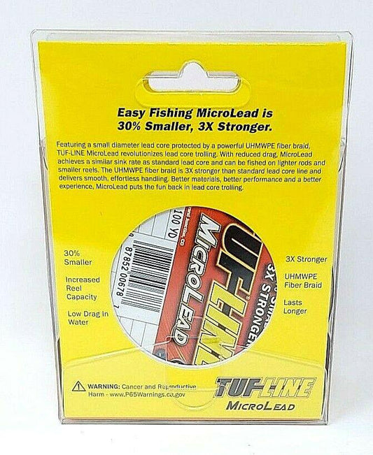 Tuf-Line Ml18100 Micro Lead Core Spectra Braid Trolling Line