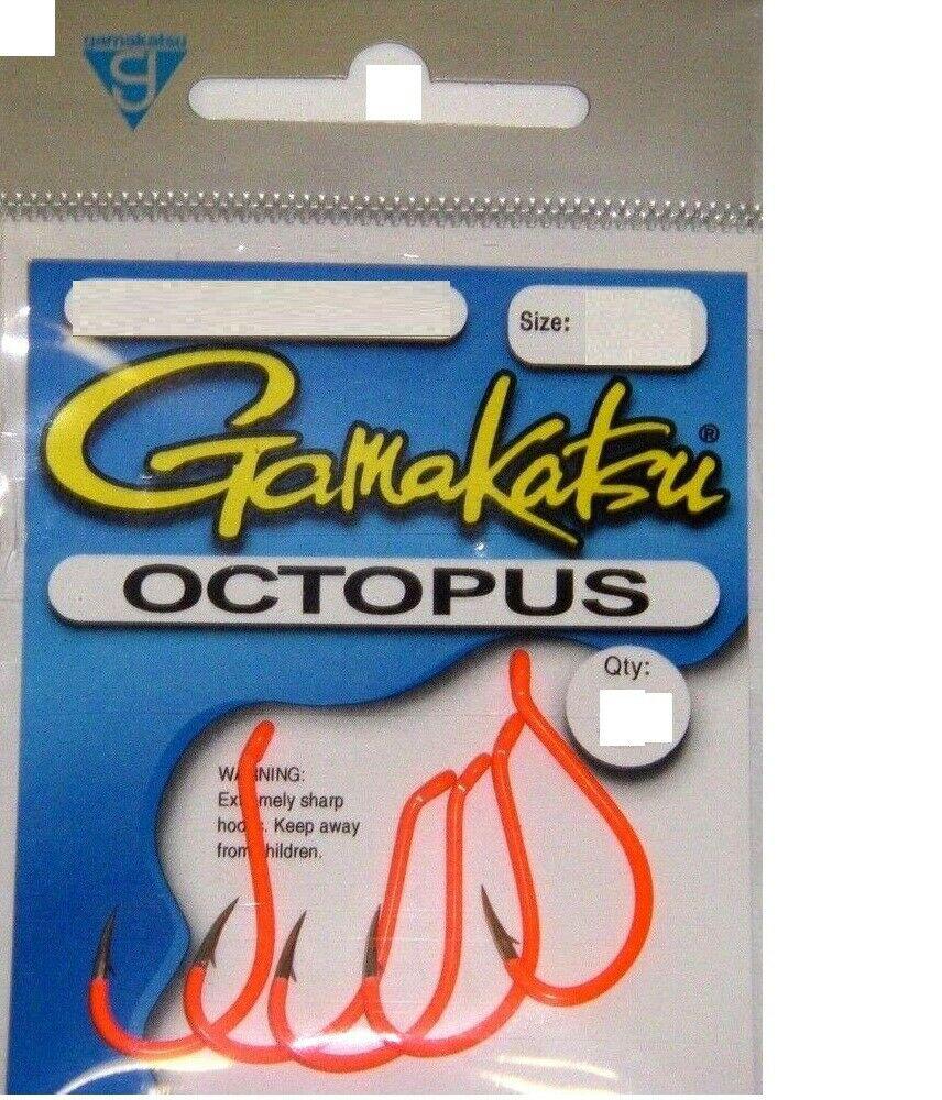 Gamakatsu 02608-OR High Carbon Steel Octopus Hooks